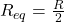 R_{eq}=\frac{R}{2}