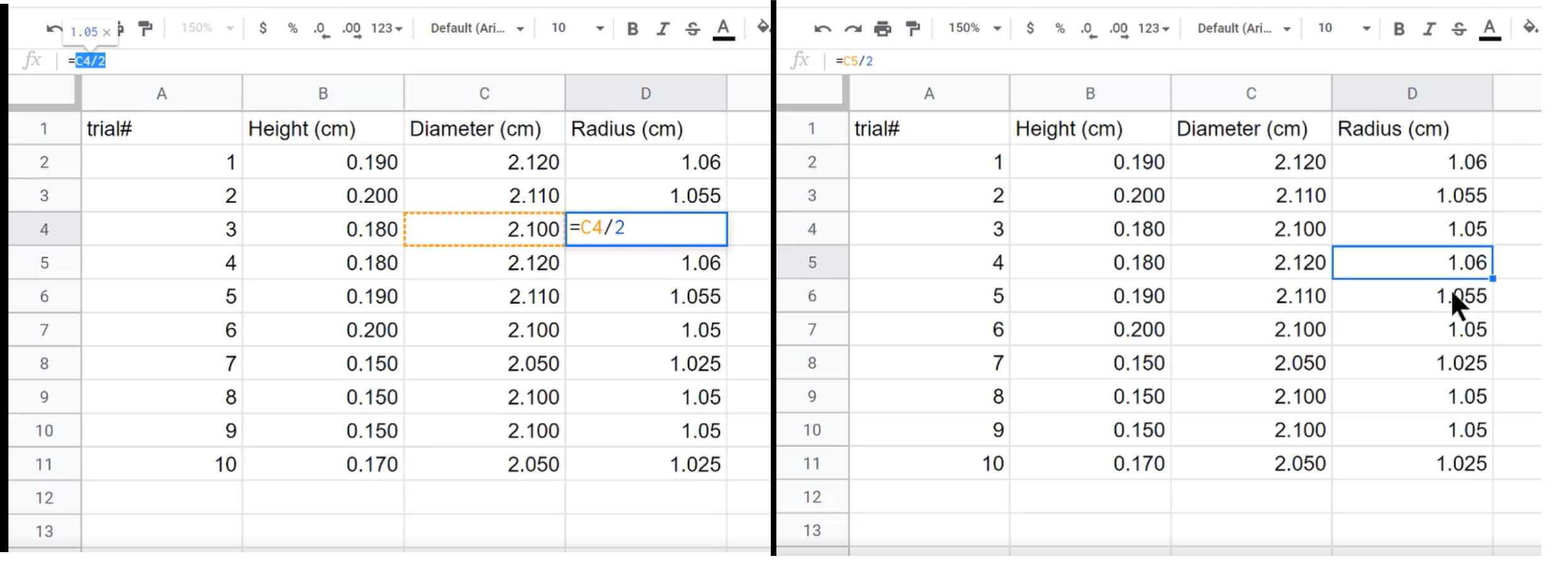 Google Sheets Which Standard Deviation Should I Use