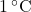 1 \, ^\circ{\rm C}